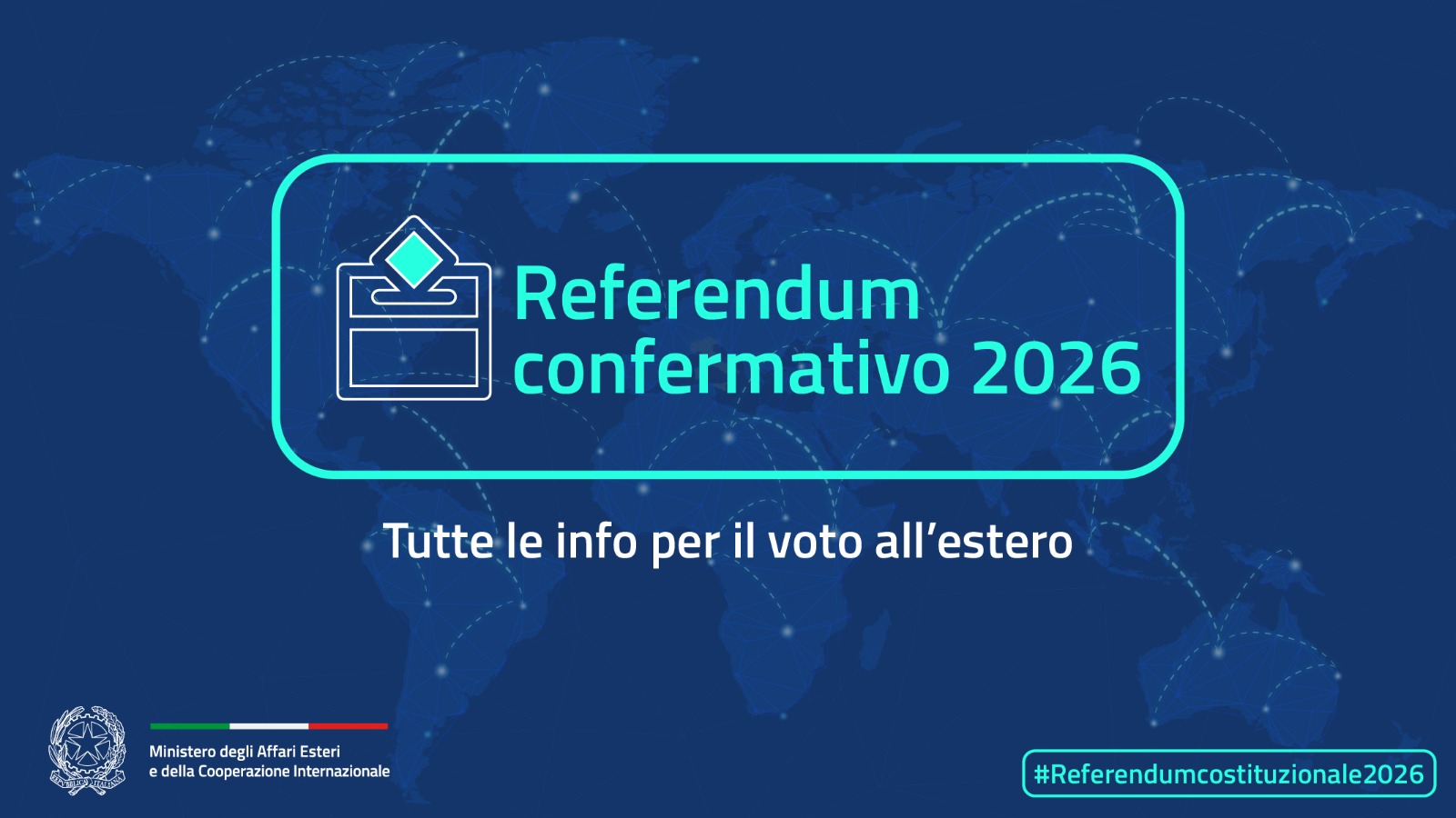 Referendum costituzionale confermativo dei giorni 22 e 23 marzo 2026